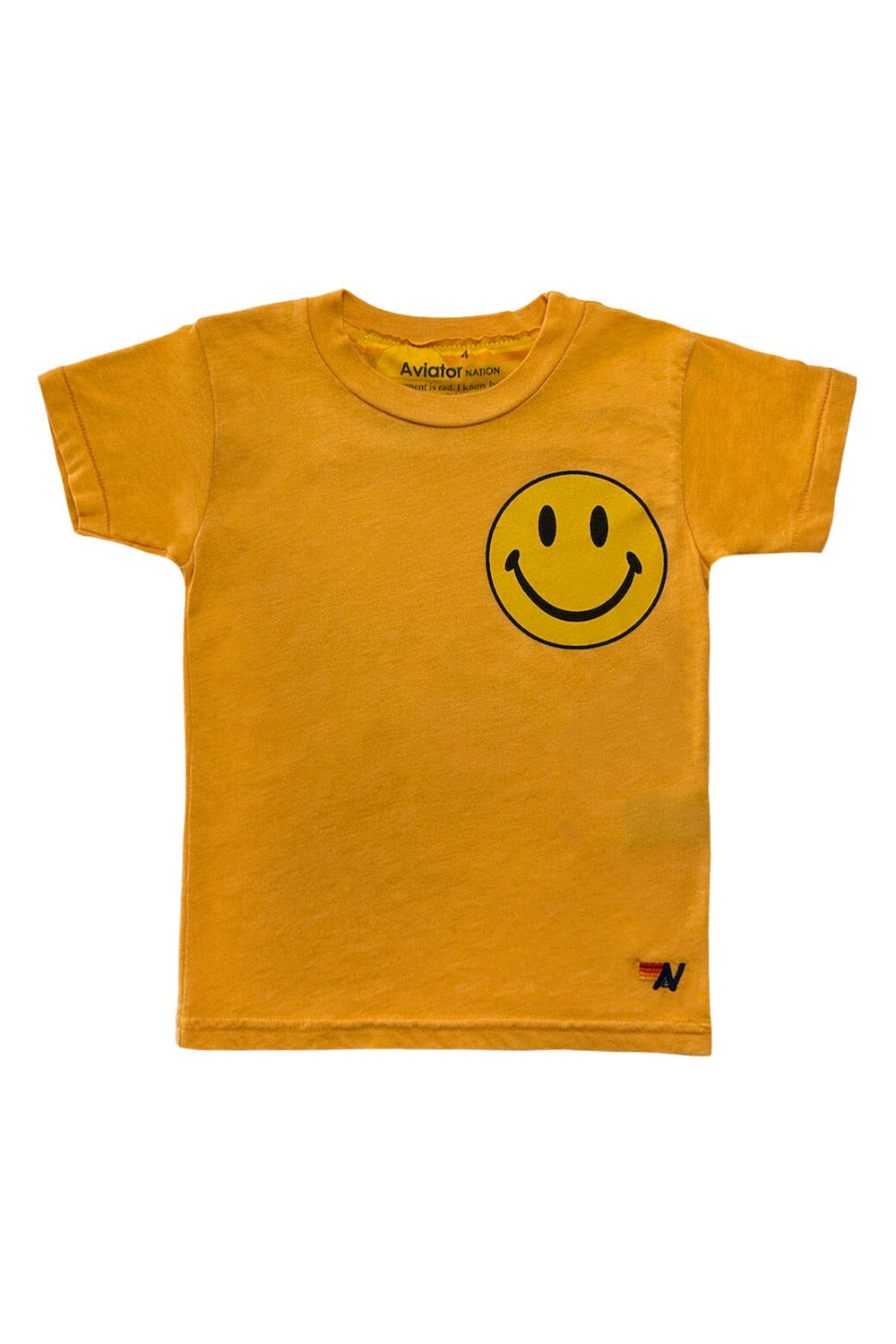 KID'S SMILEY 2 TEE - GOLD
