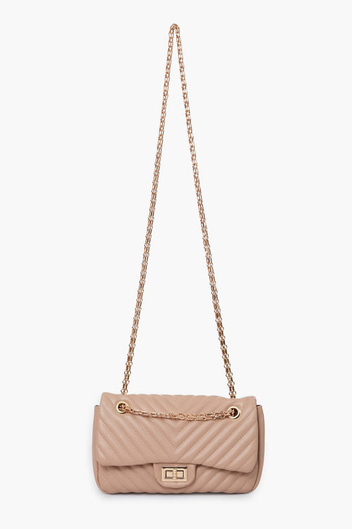Natural Ayden Quilted Bag