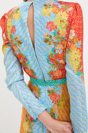 Florentina Cloud Caludia Midi Dress