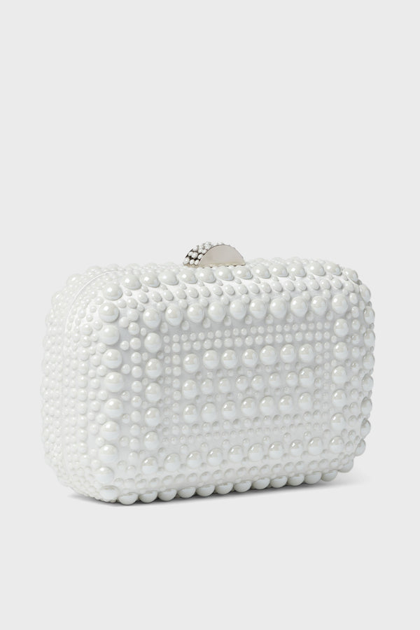 White Ari Hotfix Clutch
