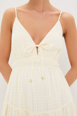 Cream Chantelle Maxi Dress