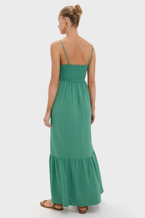 Botanical Green Winslet Maxi Dress