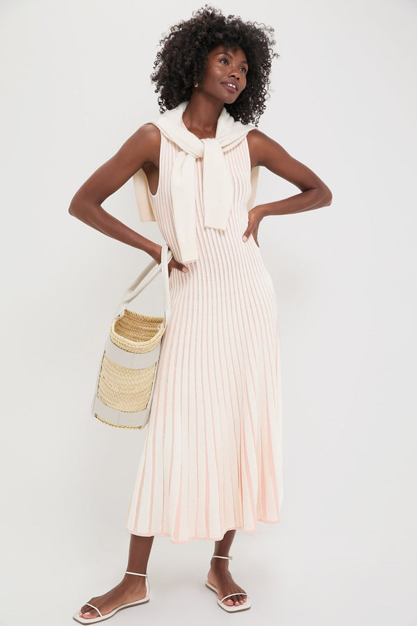 Pink Stripe Knit Amie Dress