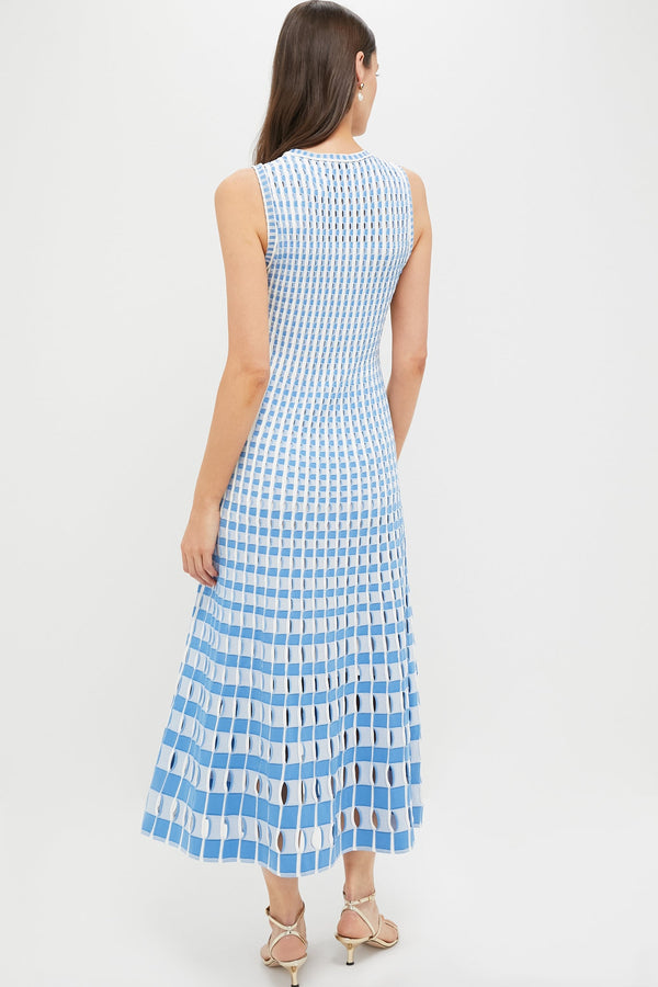 Blue Hydrangea Multi Zelma Maxi Dress