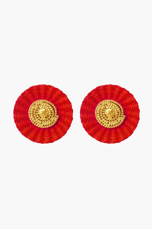 Red Iraca Studs