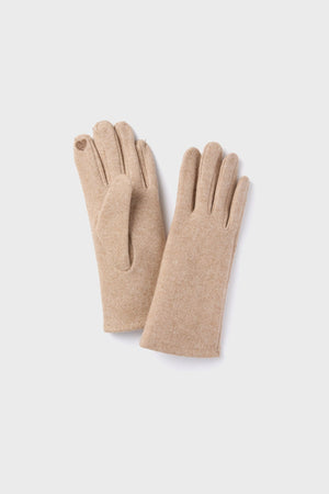 Camel Chic Plain Gloves