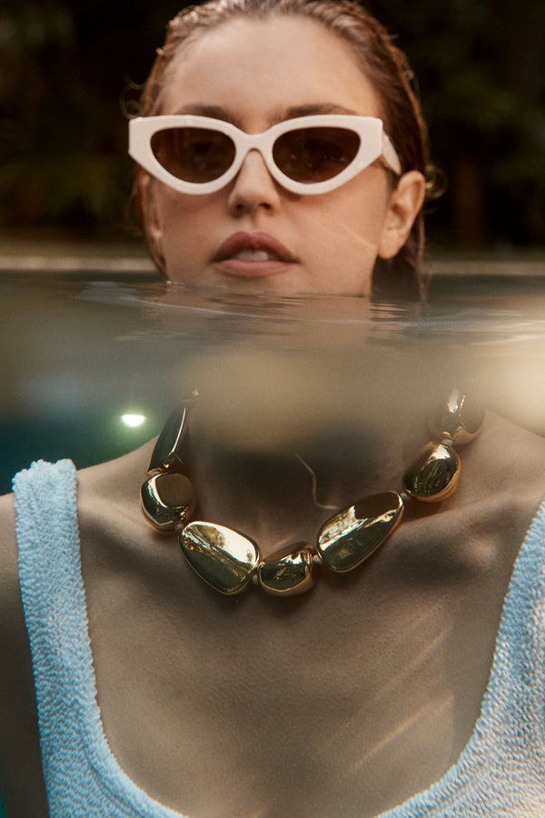 Gold Chunky Jessa Necklace