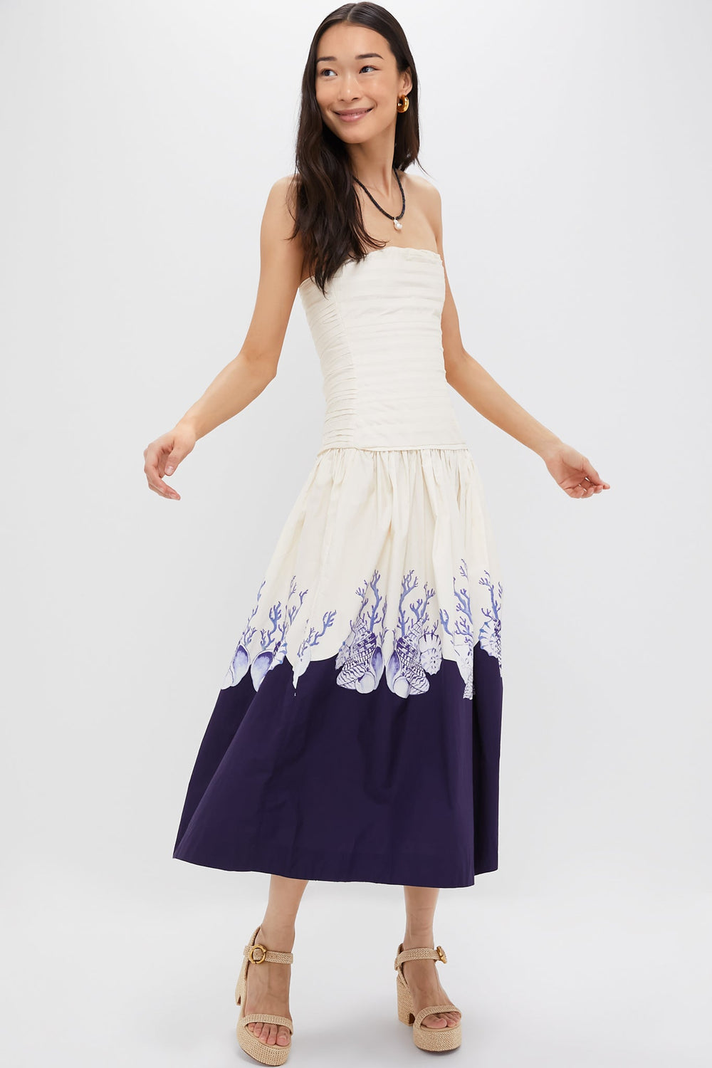 Shell Cream Malla Dress