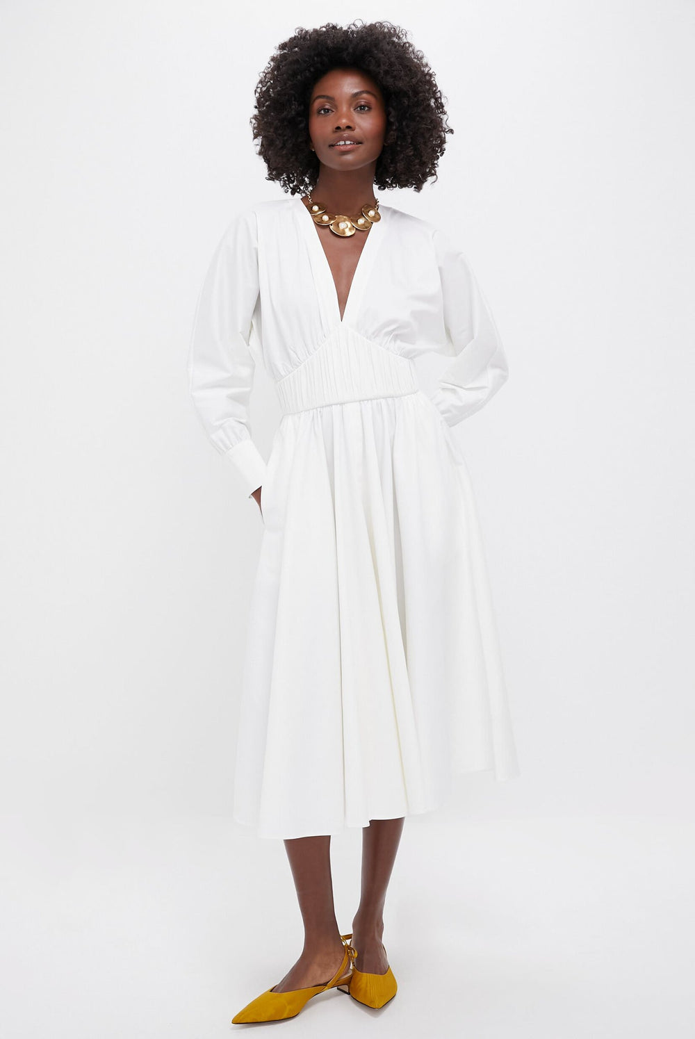 White Viro Maxi Dress