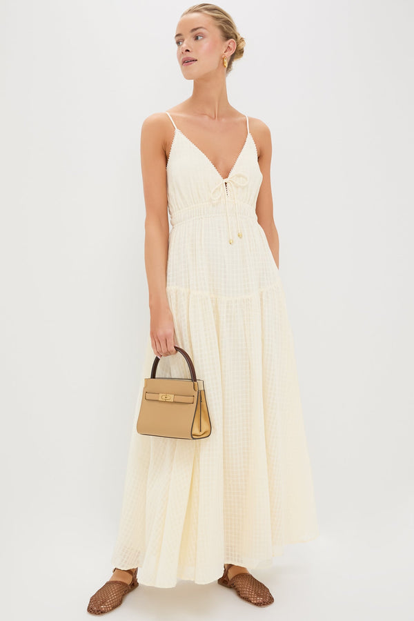 Cream Chantelle Maxi Dress