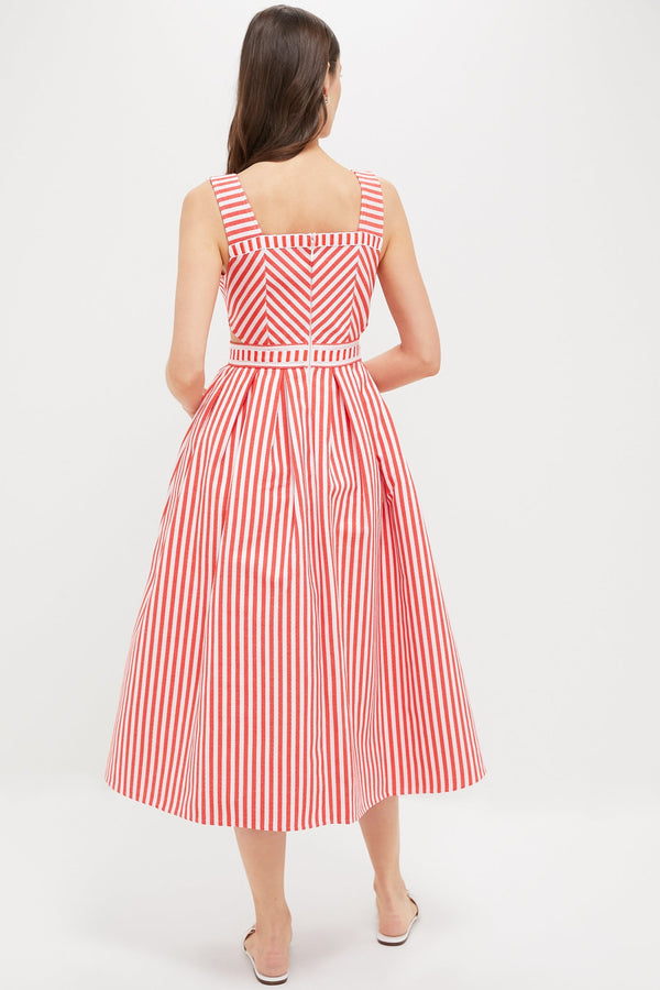 Poppy Stripe Cosi Dress