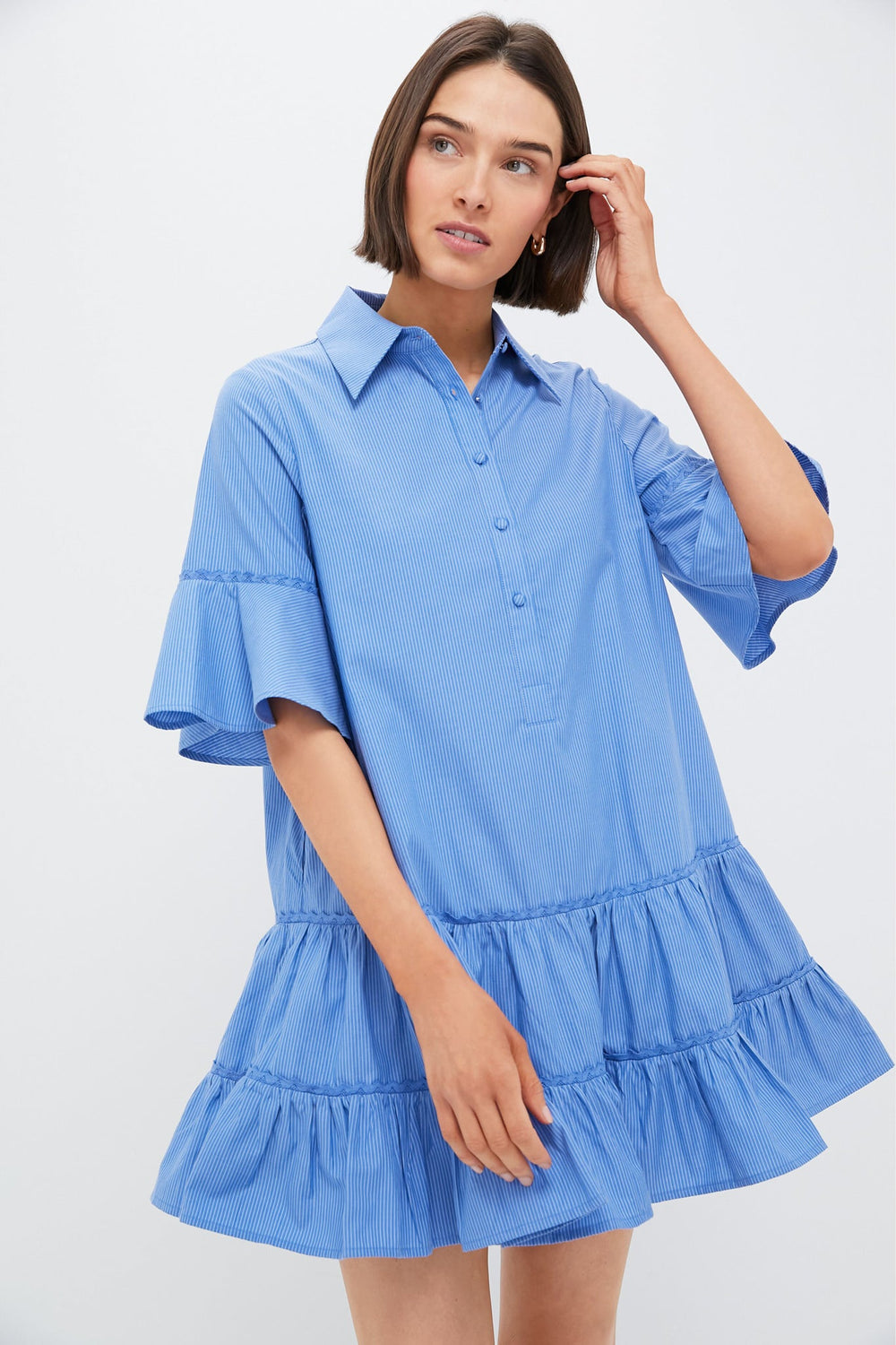 Blue Stripe Mckenna Dress