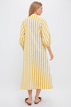 Marigold Stripe Maryse Caftan