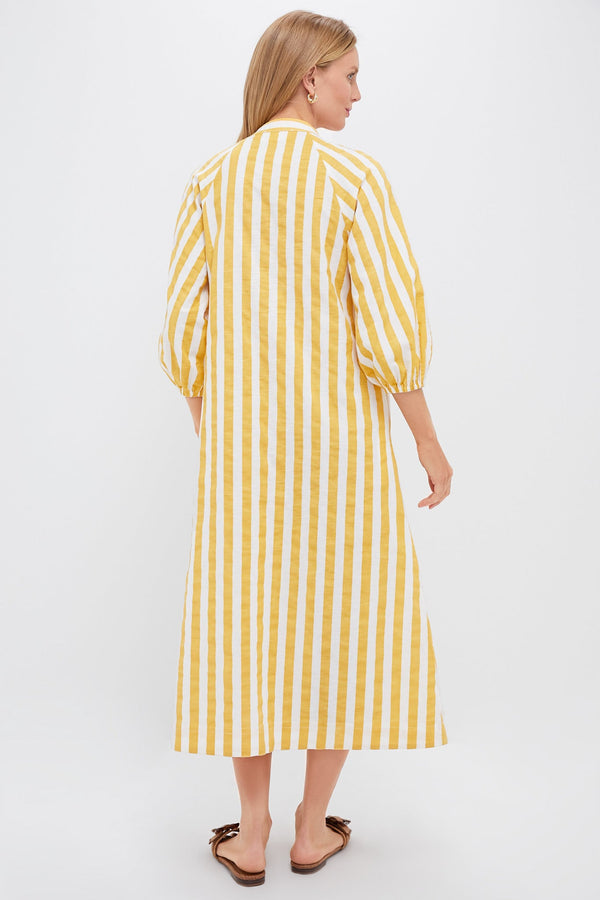 Marigold Stripe Maryse Caftan