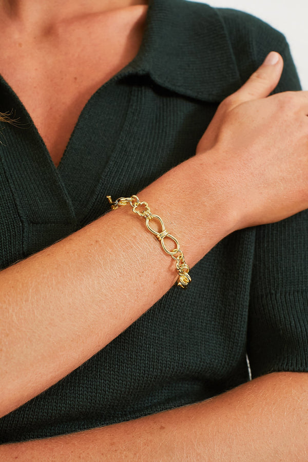 Flower Toggle Bracelet