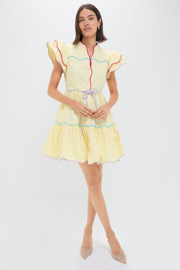 Yellow Baba Voyager Short Dress
