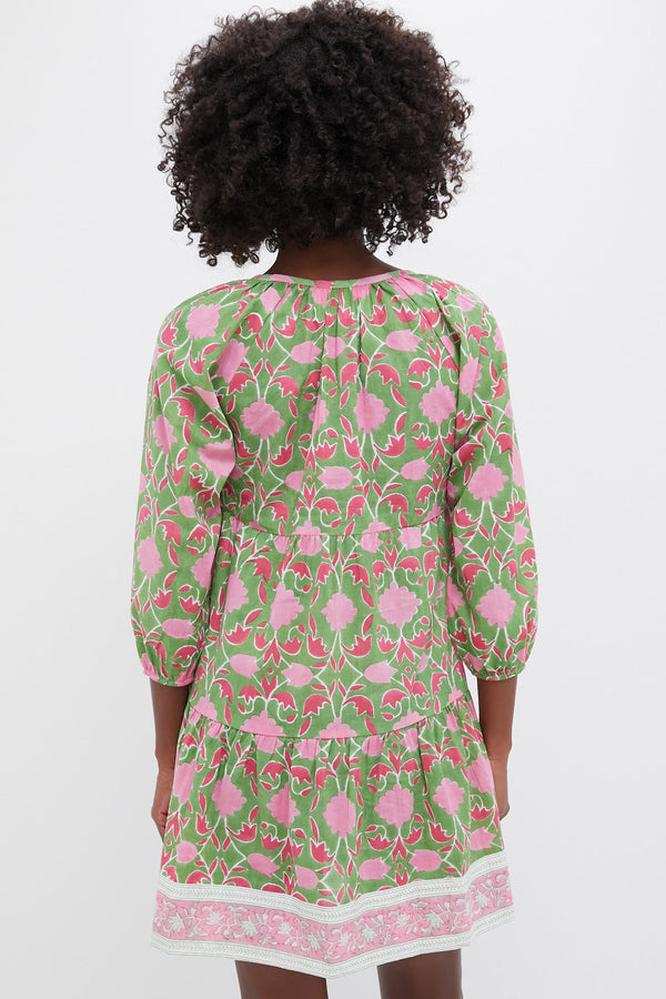 Exclusive Celery Lisbon Print Priya Dress