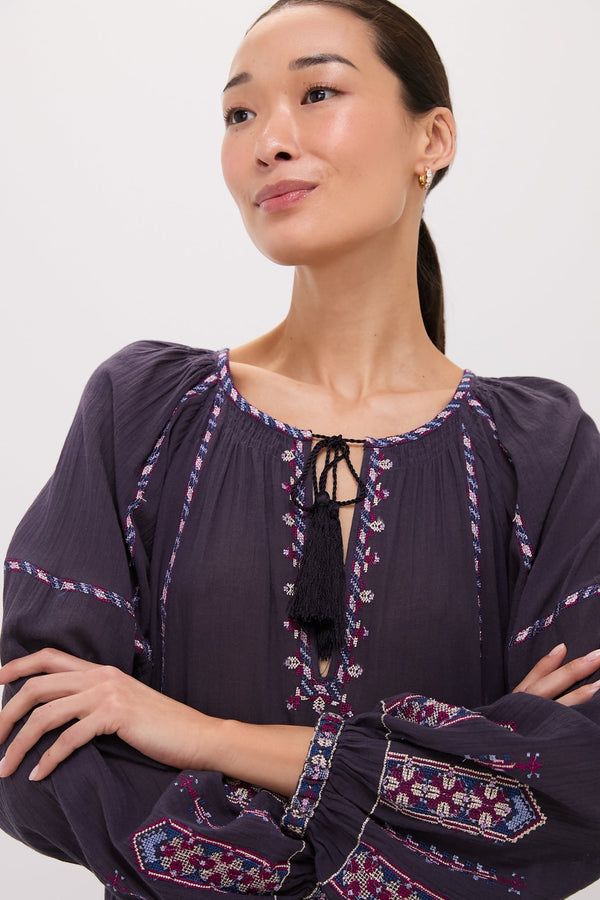 Faded Night and Lilac Florenza Dress