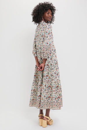 Cream Chintz Mabel Maxi Dress