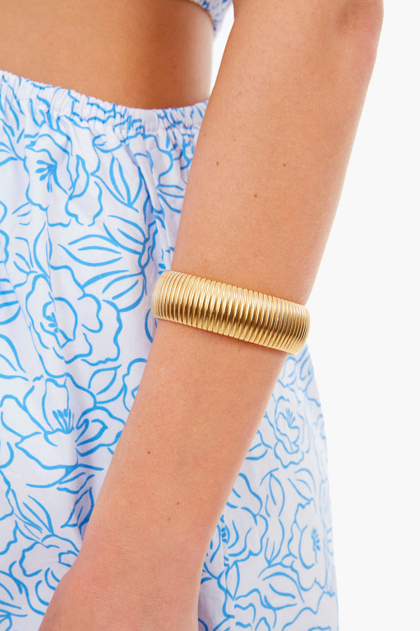 Large Gold Cobra Bracelet