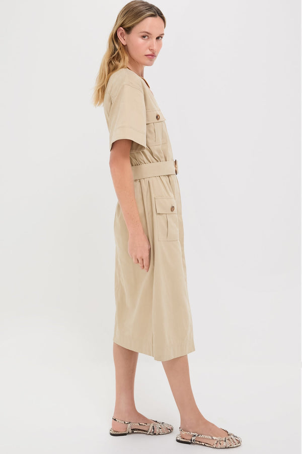 Fawn Twill Carine Dress