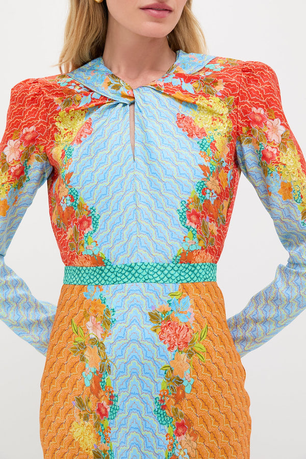 Florentina Cloud Caludia Midi Dress
