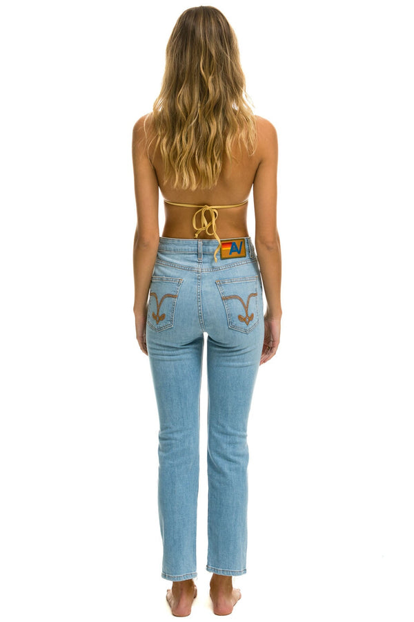 HIGH RISE SLIM BOOT JEAN - SUPER LIGHT