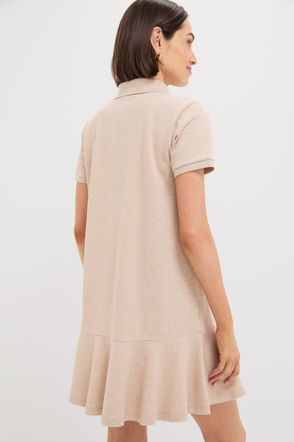Sandstone Pique May Polo Dress