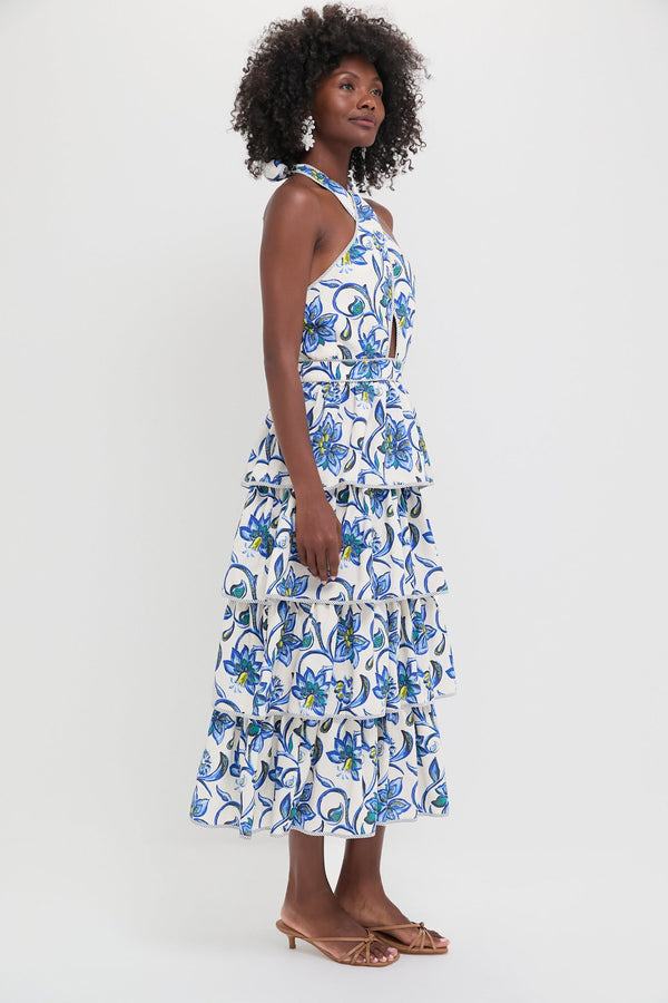 Porcelain Floral Berkley Dress