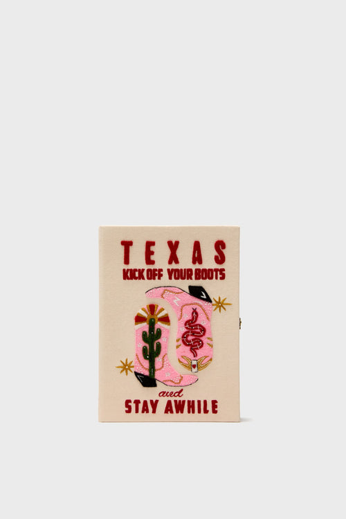 Texas Boots Book Clutch