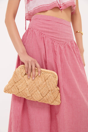 Natural Gigi Framed Clutch