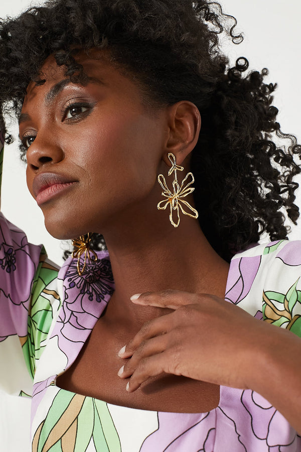 Gold Casablanca Earrings