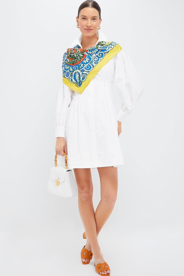 Sunbeam Filigree Medium Silk Scarf