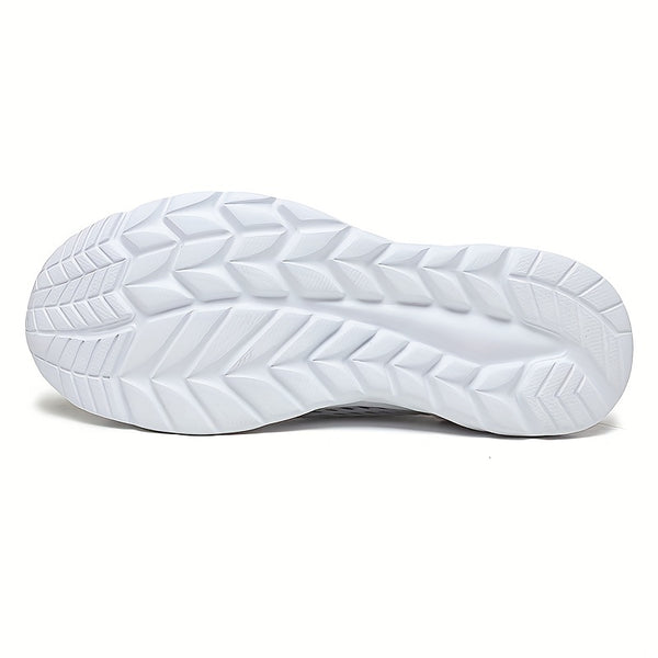 Men's Slip-On Mesh Sneakers - Athletic and Breathable Walking Shoes