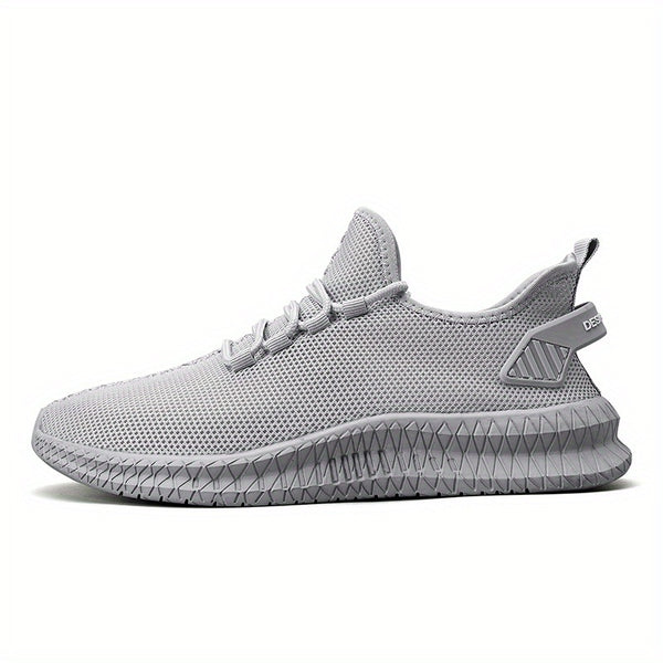 Men's Weave Knit Casual Shoes - Lightweight, Comfy Non-Slip Sneakers